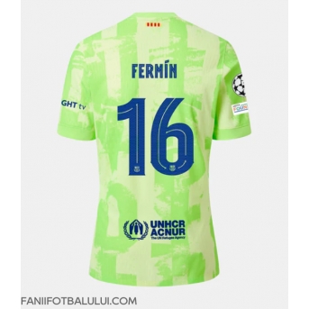 Barcelona Fermin Lopez #16 Tricou Fotbal Replică 2024-25 Barbati Treilea